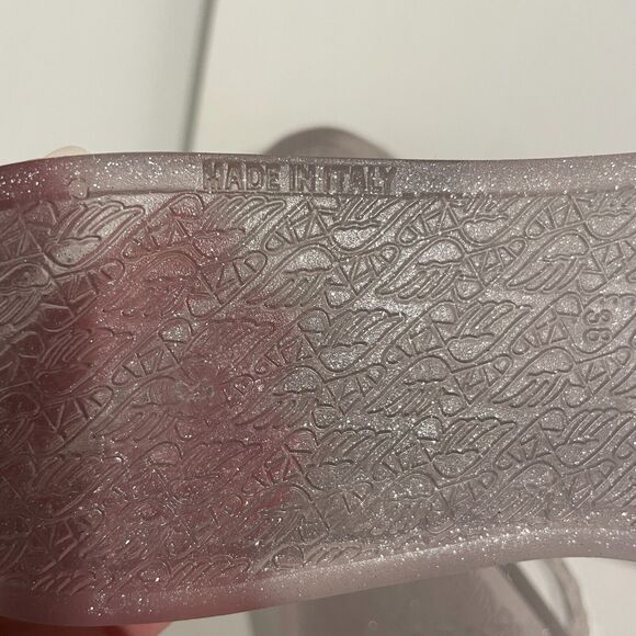 Ancient Greek Sandals Eleftheria Jelly Sandals Clear/Lavender Size 37 - Picture 3 of 6